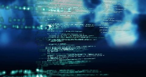 Digital Data Streams on Dark Abstract Background - Download Free Stock Images Pikwizard.com