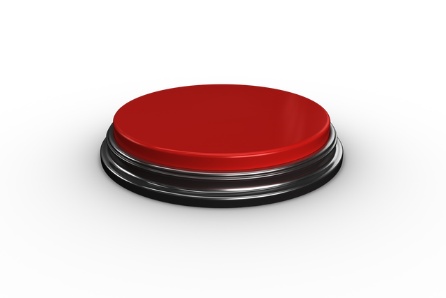 Red Button with Silver Frame Isolated on Transparent Background - Download Free Stock Videos Pikwizard.com