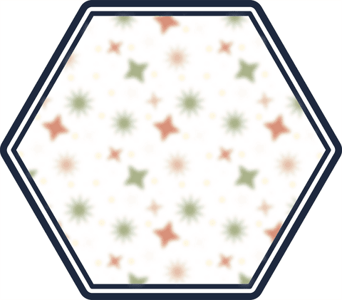 transparent hexagon with artful stars pattern illustration - Download Free Stock Videos Pikwizard.com