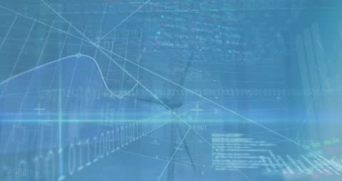 Data Processing Overlays on Renewable Energy Concept