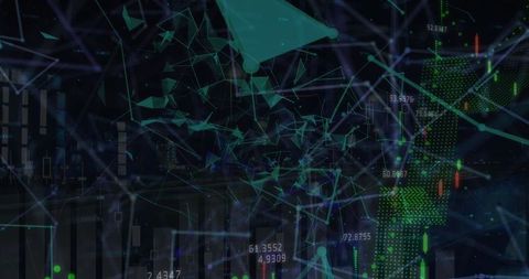 Dynamic Digital Financial Data Visualization Concept - Download Free Stock Images Pikwizard.com