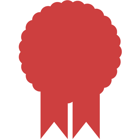 red badge with dual ribbons on transparent background - Download Free Stock Videos Pikwizard.com