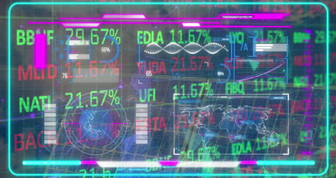 Innovative Eco-Friendly Digital Financial Interface with Global Data