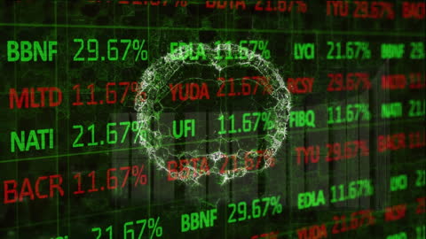 Digital Financial Data and Human Meshing Visualization