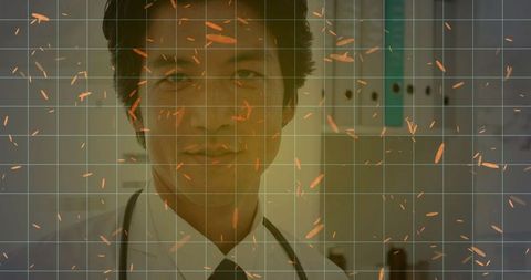 Futuristic Healthcare Professional: Doctor with Advanced Diagnostics