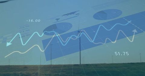 Sustainable energy technology with data overlays