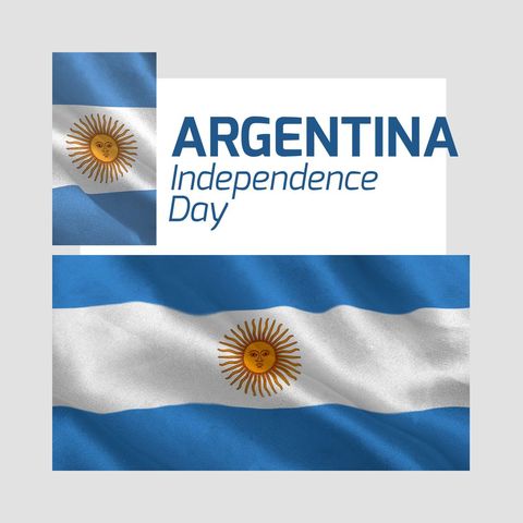 Argentina Independence Day Celebration Design - Download Free Stock Templates Pikwizard.com