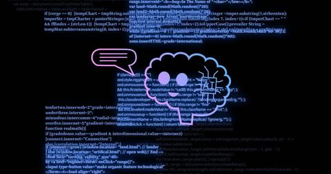 AI Data Processing Over Chatbot Concept with Digital Background - Download Free Stock Images Pikwizard.com
