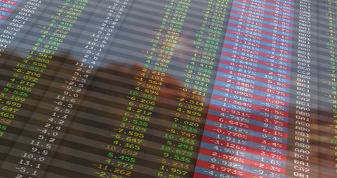 Stock Market Data Overlays Reimagined in Stunning Visual - Download Free Stock Images Pikwizard.com