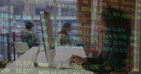 Stock Market Analysis and Business Technology in Modern Office - Download Free Stock Images Pikwizard.com