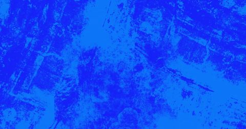 Abstract Moving Shapes on Vivid Blue Background