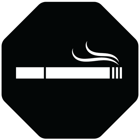 smoking symbol on transparent background black octagon for acceptation signage - Download Free Stock Videos Pikwizard.com