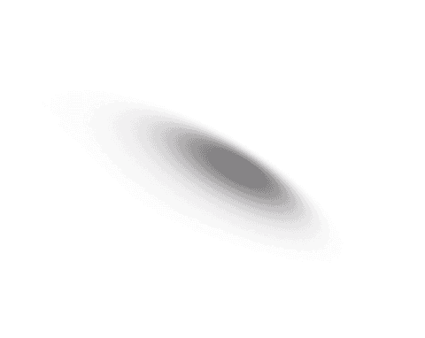 Floating Halo Shape on Transparent Background for Abstract Hawking