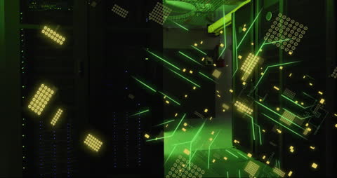 Digital Data Circuits with Computer Servers and Global Connectivity