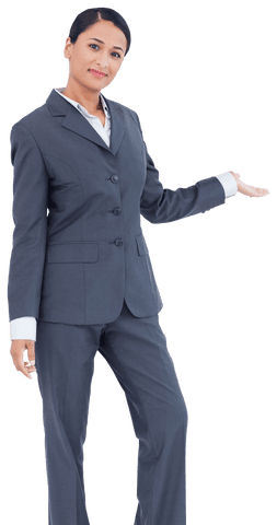 Transparent Confident Hispanic Businesswoman in Formal Suit - Download Free Stock Videos Pikwizard.com