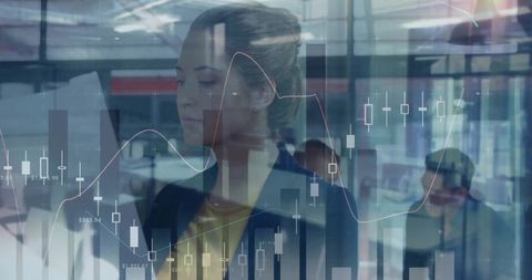 Business Professional Analyzing Financial Graphs in Modern Office - Download Free Stock Images Pikwizard.com