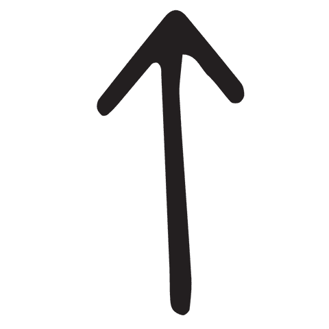 Minimalistic Black Up Arrow on Transparent Background - Download Free Stock Videos Pikwizard.com