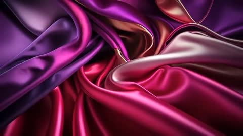 Luxurious Multicolored Satin Cloth with Elegant Shimmer
