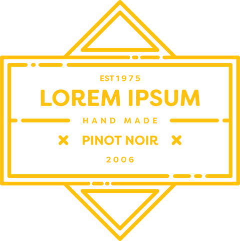 yellow artisan badge design on transparent background - Download Free Stock Videos Pikwizard.com