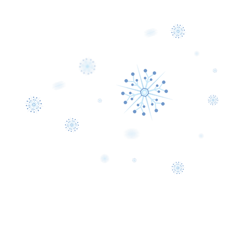 Blue Snowflakes on Transparent Background for Winter Themes - Download Free Stock Videos Pikwizard.com