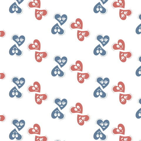 Transparent Heart Pattern Digital Illustration - Download Free Stock Videos Pikwizard.com