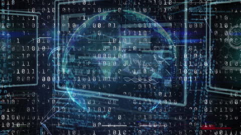 Digital Brain Representing Artificial Intelligence Processing Data