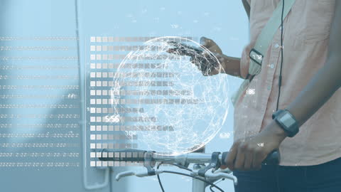 Woman Using Smartphone Exploring Digital Connections