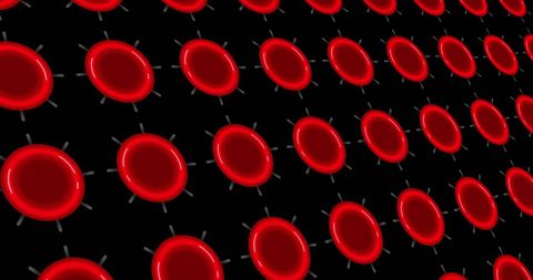 Abstract Array of Red Circles on Black Surface - Download Free Stock Images Pikwizard.com