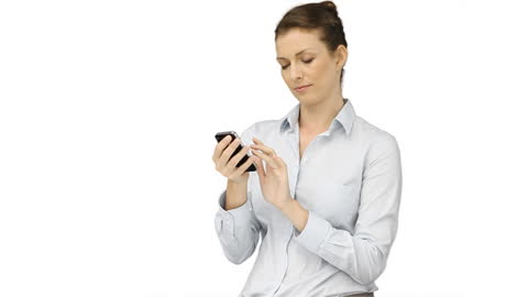 Business Professional Using Smartphone