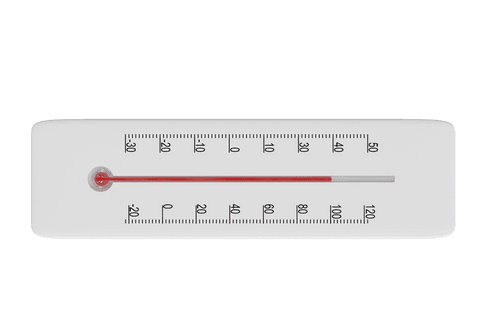transparent thermometer with red liquid displaying temperature - Download Free Stock Videos Pikwizard.com