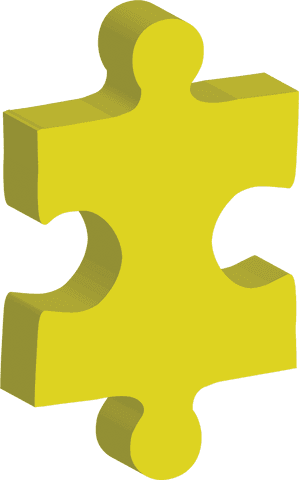 yellow puzzle piece isolated on transparent background - Download Free Stock Videos Pikwizard.com