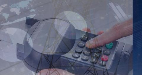 Global Online Payment with Data Visualization - Download Free Stock Images Pikwizard.com