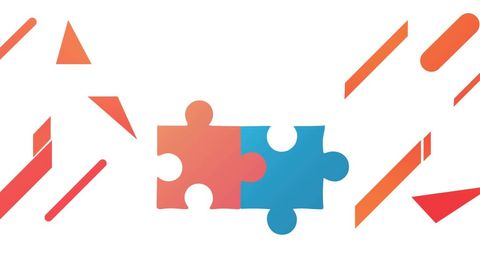 Puzzle piece representation for autism awareness