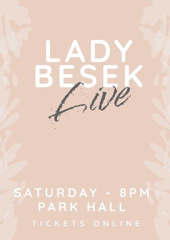 Concert Poster with Elegant Typography on Beige Background - Download Free Stock Templates Pikwizard.com