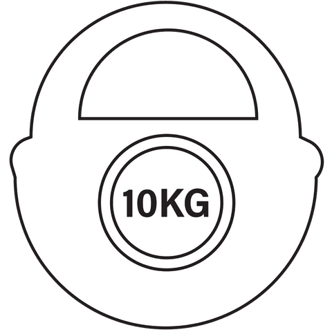 10 kilogram weight transparent illustration for fitness - Download Free Stock Videos Pikwizard.com