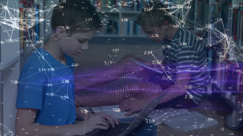 Children Learning Technology with Digital Interface Graphics