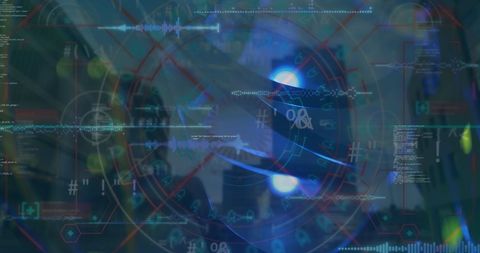 Futuristic Digital Interface with Data Analytics and Abstract Elements - Download Free Stock Images Pikwizard.com