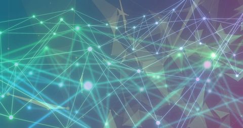 abstract digital network of connections on purple background - Download Free Stock Images Pikwizard.com
