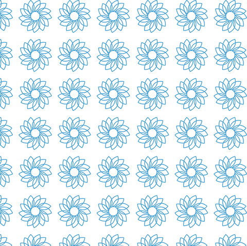 Seamless Blue Floral Pattern on Transparent Vector - Download Free Stock Videos Pikwizard.com