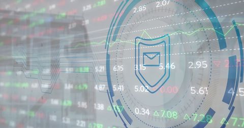 Digital Security and Analytics in Global Finance Network - Download Free Stock Images Pikwizard.com