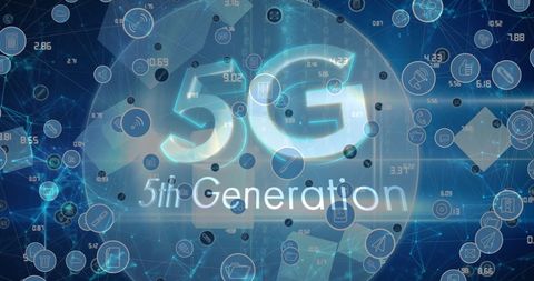 5G Network with Global Connections and Digital Interface - Download Free Stock Images Pikwizard.com