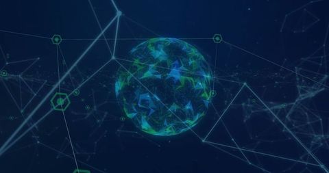 global network and data processing connections - Download Free Stock Images Pikwizard.com