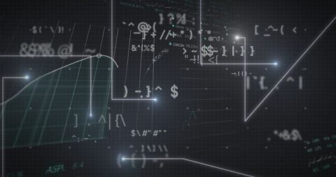 Digital Interface with Dynamic Financial Data Visualization - Download Free Stock Images Pikwizard.com