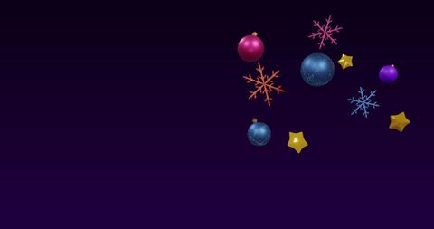 Christmas Decorations on Elegant Black Background - Download Free Stock Images Pikwizard.com