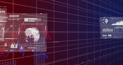 Global Financial Trends and Digital Data Visualization Concepts - Download Free Stock Images Pikwizard.com