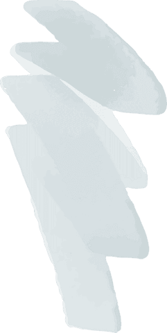 Abstract minimalist brush strokes with transparent background