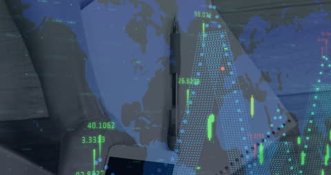 Financial Data Visualization Over Smartphone with Global Connectivity