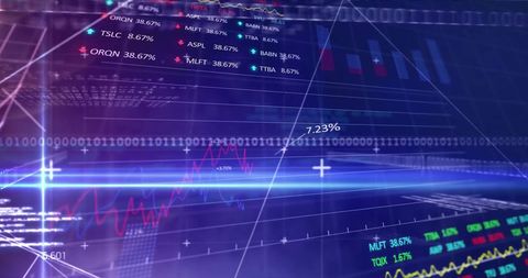 Financial Data Analysis in Digital Network - Download Free Stock Images Pikwizard.com