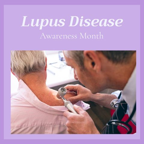 Doctor Examining Patient's Skin for Lupus Disease Awareness