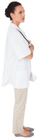 Confident Young Nurse in Uniform With Stethoscope - Download Free Stock Videos Pikwizard.com